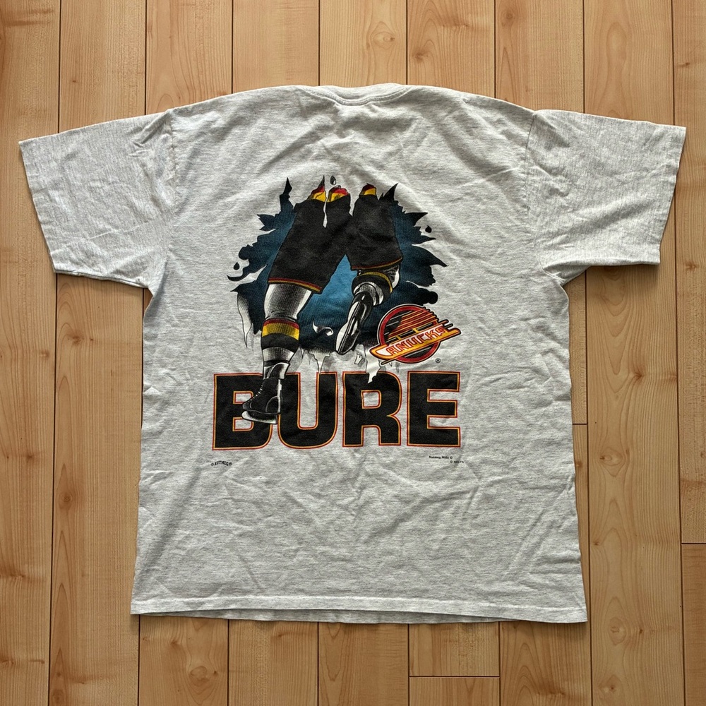 Vintage 1990s Pavel Bure Canucks Tee - Picture 3 of 8